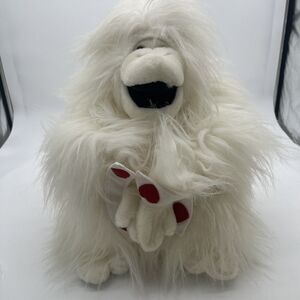 Aurora AA Plush White Gorilla Monkey Bungee Love Cupids Connection Red Hearts
